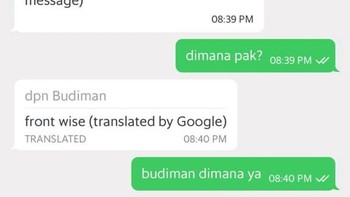 Ya mana saya tahu. Foto: (Twitter).