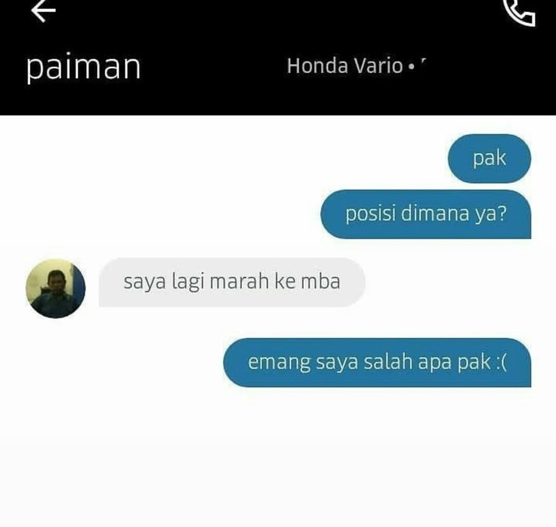 Kumpulan Chat Lucu Ojol dengan Penumpang, Yakin Bisa Tahan Ketawa?
