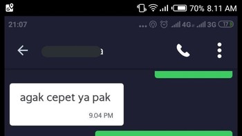 Nah kan, ternyata perempuan pengemudinya. Foto: (Twitter).