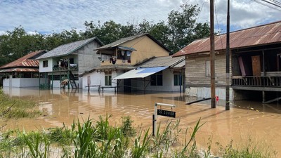 Kalimantan Barat Dikepung Banjir, Begini Penampakannya