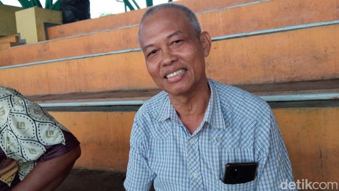 Mantan pemain PSIT Kota Cirebon, Saefudin atau yang akrab dipanggil Otong Ilik.
