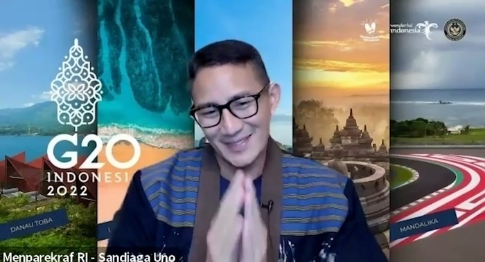Menteri Pariwisata dan Ekonomi Kreatif Sandiaga Salahuddin Uno