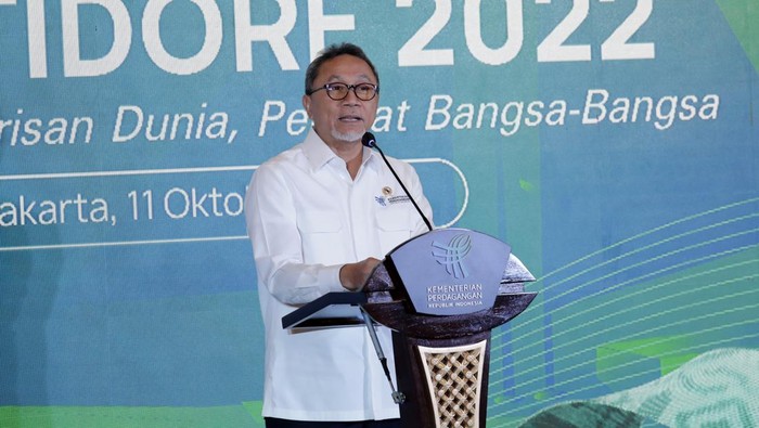 Sail Tidore 2022 resmi diluncurkan hari ini bertempat di Kementerian Perdagangan, Jakarta, Selasa (11/10/2022).