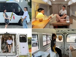 Foto: Pasangan Viral Tinggal di Mobil, Hidup Hemat Sampai Rp 100 Juta/Tahun