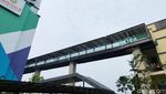 Potret Jembatan Layang MRT-Poins Square yang Hampir Rampung