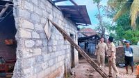 Puluhan Rumah Di Sidowangi Banyuwangi Rusak Diterjang Puting Beliung