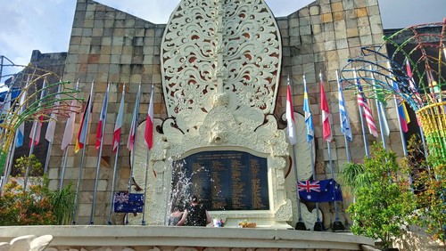 Sejumlah keluarga korban bom Bali 1 mulai berdatangan ke Monumen Ground Zero, Selasa (11/10/2022).