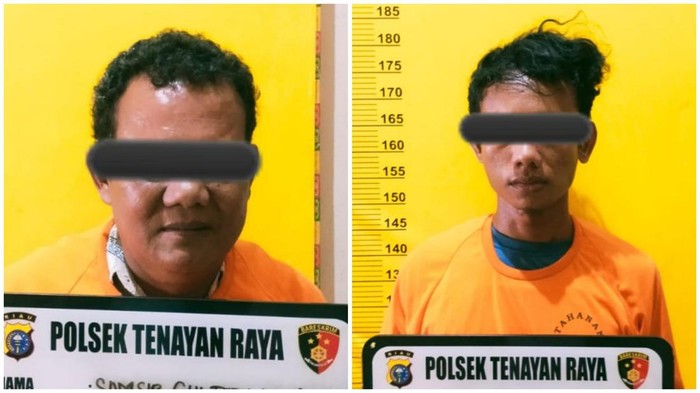 Ayah dan anak pemukul tetangga.