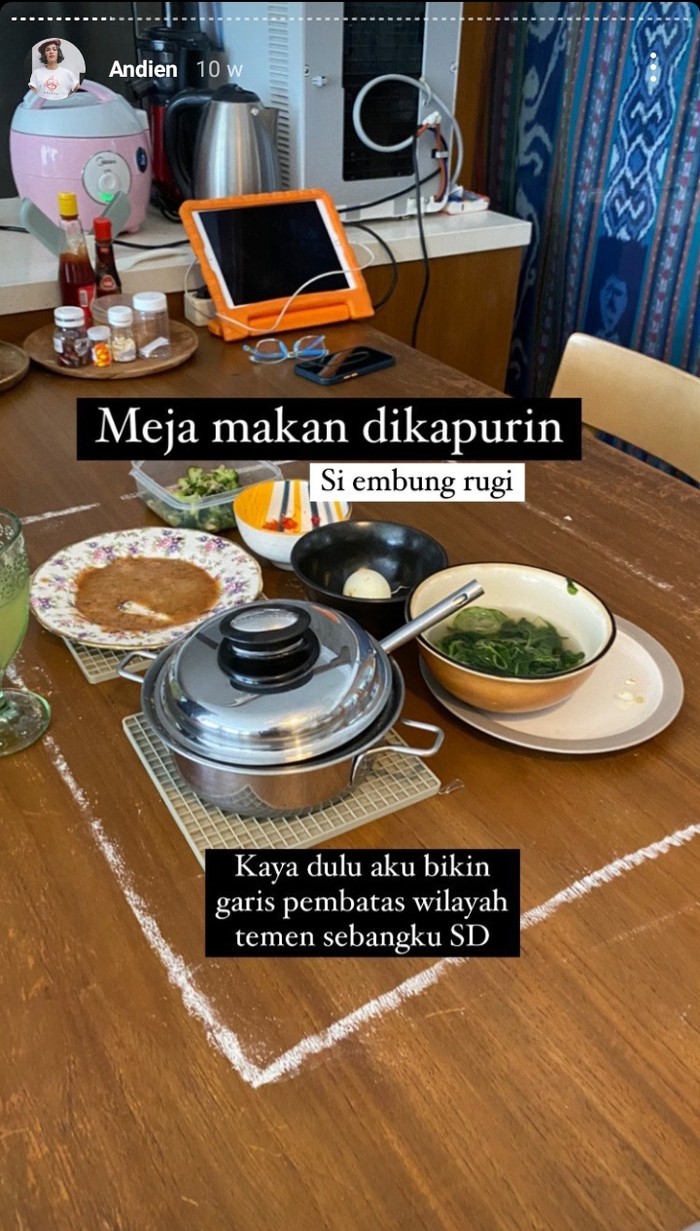 Minimalis! Begini Tampilan Dapur Andien Aisyah yang Koleksi Banyak Bumbu