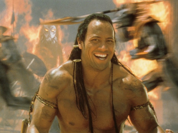 Dwayne Johnson saat tampil di The Mummy Return (2001).