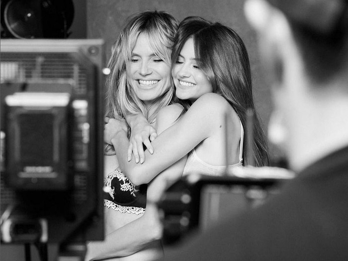 Heidi Klum dan Leni Klum Heidi Klum dan Leni Klum