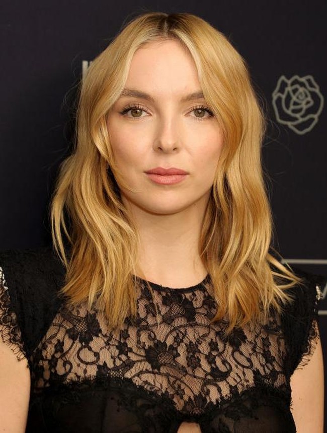 Jodie Comer, bintang serial ‘Killing Eve’ menempati posisi teratas dengan skor akurasi kesempurnaan paling tinggi, yakni 94,52%. Foto: Getty Images