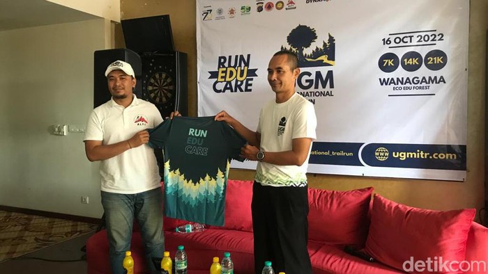 Jumpa pers UGM International Trail Run 2022, Rabu (12/10/2022).