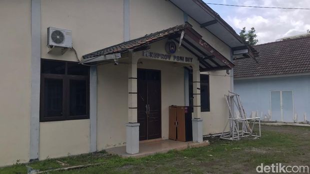 Kantor Asprov PSSI DIY di Baciro, Kota Jogja, Rabu (12/10/2022).