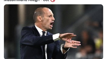 Netizen ini yakin Juve akan segera memecat Allegri. Foto: Twitter