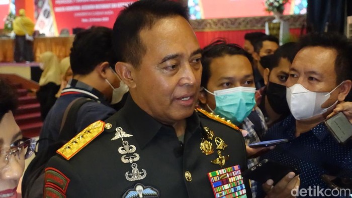 Panglima TNI Jenderal Andika Perkasa di UGM, Rabu (12/10/2022).