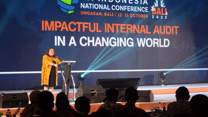 Pembukaan Konferensi Nasional Auditor Internal di Bali The Institute of Internal Auiditors (IIA) gelar Konferensi Nasional 2022. Acara tersebut digelar di Ungasan, Bali, Rabu (12/10/2022).