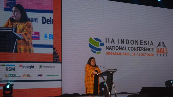 Pembukaan Konferensi Nasional Auditor Internal di Bali The Institute of Internal Auiditors (IIA) gelar Konferensi Nasional 2022. Acara tersebut digelar di Ungasan, Bali, Rabu (12/10/2022).