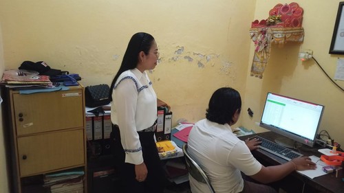 Pengecekan terhadap calon Panwascam di Karangasem yang akan lolos ke tahap selanjutnya.