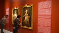 Lalu, di lantai berikutnya ada koleksi lukisan karya seniman kenamaan Turki yang menampilkan Duta Besar di zaman Ottoman. (Wahyu Setyo/detikTravel)
