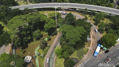 Ditata Anies, Begini Wajah Baru Taman Semanggi
