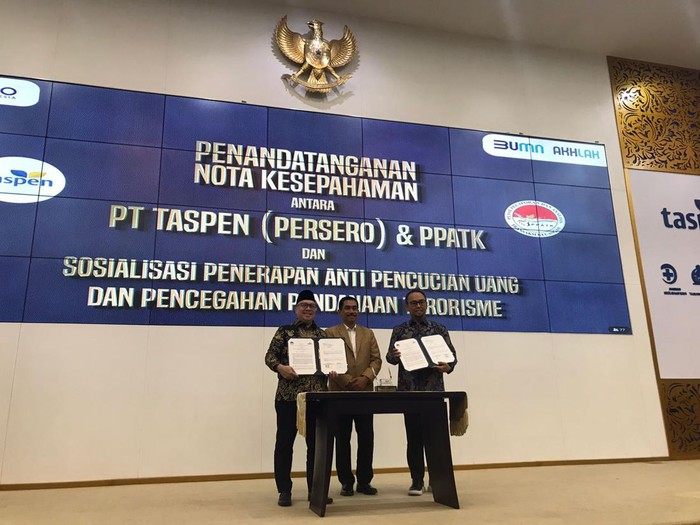 Taspen kerja sama dengan PPATK