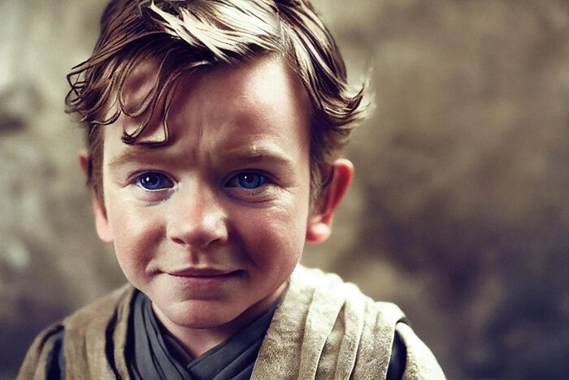 Tokoh film disulap AI jadi anak-anak