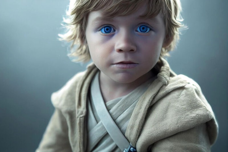 Tokoh film disulap AI jadi anak-anak