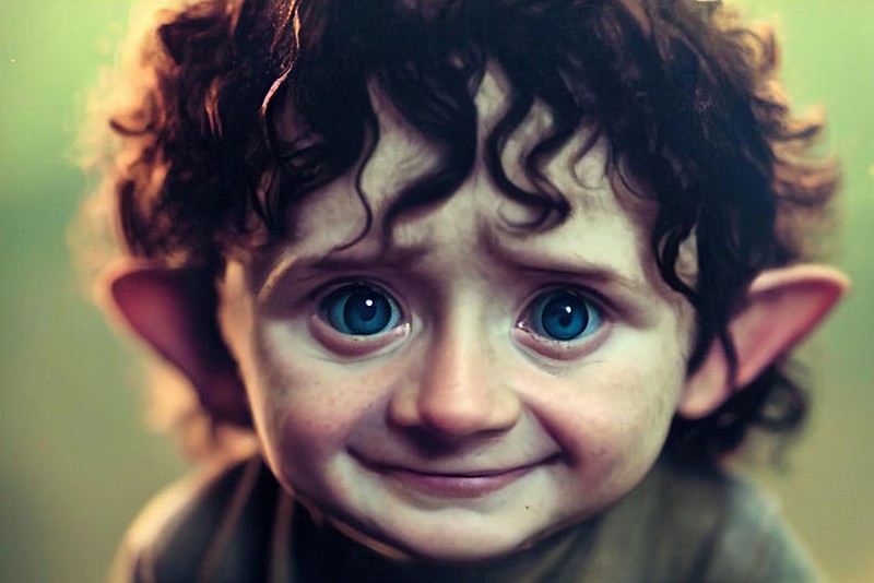 Tokoh film disulap AI jadi anak-anak