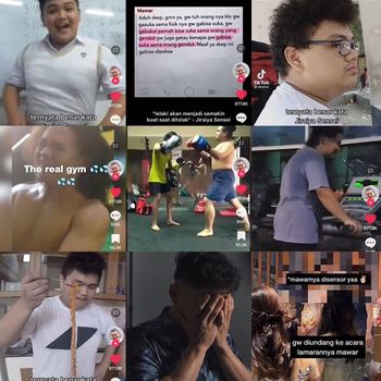 Unggahan pria viral cintanya pernah ditolak, kini berhasil tampil glow up.