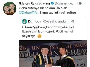 Giliran Gibran Kena Tuduh soal Ijazah