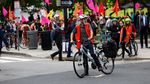 Aktivis Iklim Demo Pertemuan IMF di Washington