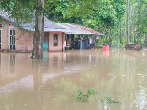 Banjir Rendam Ratusan Rumah-Sekolah di Jembrana