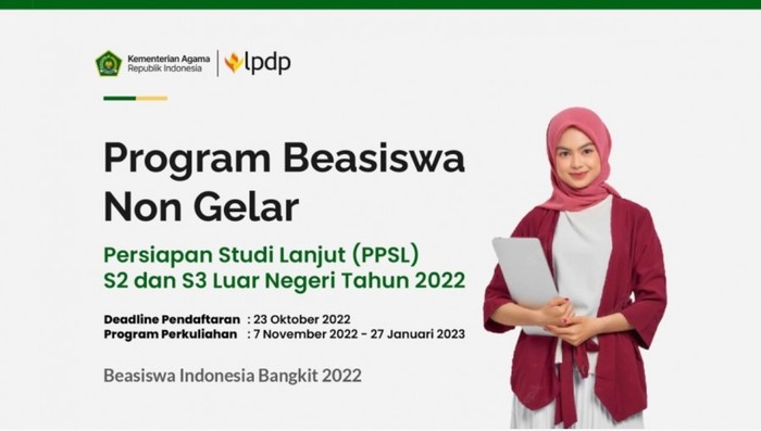 Beasiswa pelatihan bahasa Kemenag