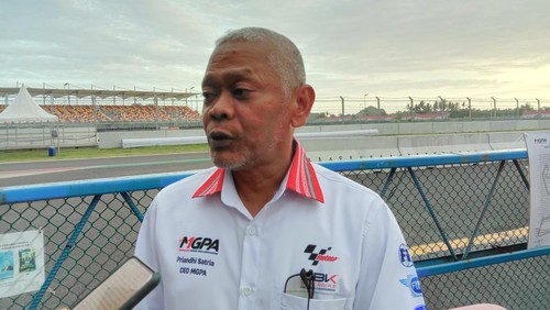 Direktur Utama Mandalika Grand Prix Association Priadhi Satria, Kamis (13/10/2022).