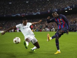 Barcelona menghadapi Inter di Camp Nou pada laga matchday keempat Grup C Liga Champions, Kamis (13/10/2022) dini hari WIB. Tuan rumah unggul 1-0 saat babak pertama tuntas. AP/Emilio Morenatti