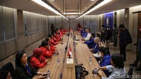 Begini suasana pertemuan Partai Amanat Nasional bertemu dengan Partai Solidaritas Indonesia, Kamis (13/10/2022).
