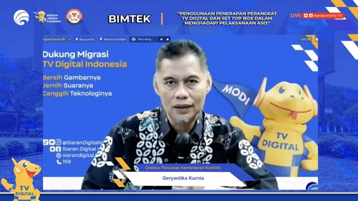 Direktur Penyiaran Ditjen PPI Kementerian Geryantika Kurnia