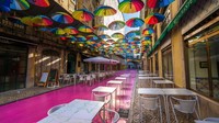 Colonia Americana, Guadalajara, Meksiko menjuarai lingkungan paling keren di dunia oleh Time Out. Cais do Sodré, di Lisbon, yang merupakan rumah bagi jalan penuh warna ini berada di peringkat kedua (Foto: CNN)