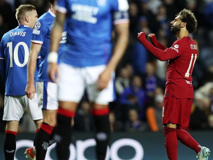 Liverpool Pesta Gol di Markas Rangers