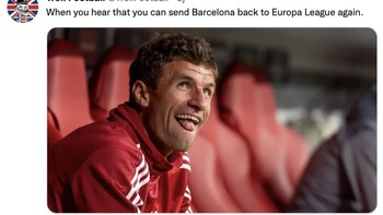 Barcelona akan berhadapan dengan Bayern Munich yang memang sering jadi mimpi buruk tim asuhan Xavi Hernandez belakangan ini. Foto: Twitter