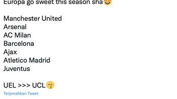 Sejumlah klub-klub langganan Liga Champions ini menghuni di posisi ke-3 dan kalau tidak berubah, mereka terdampar di Liga Eropa bertemu Manchester United dan Arsenal. Foto: Twitter