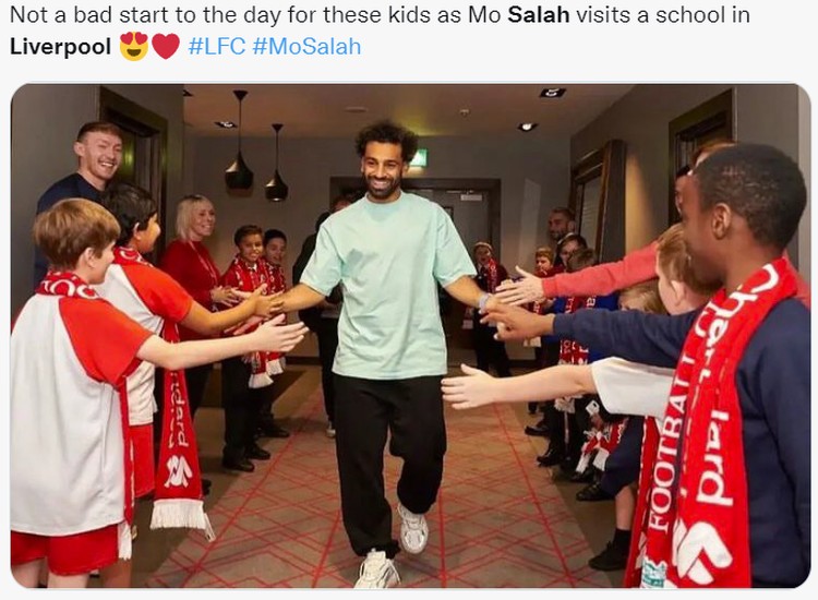Meme Mohamed Salah Pecah Rekor Hattrick Tercepat