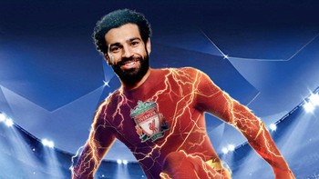 Secepat kilat bagai superhero The Flash. Inilah meme yang pas untuk menggambarkan aksi Mohamed Salah membuat hattrick. Foto: (Twitter)