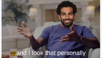 Sebelumnya Mohamed Salah diledek mau ditukar Mbappe karena performanya menurut. Malam tadi, Salah menjawab keraguan itu. Foto: (Twitter)