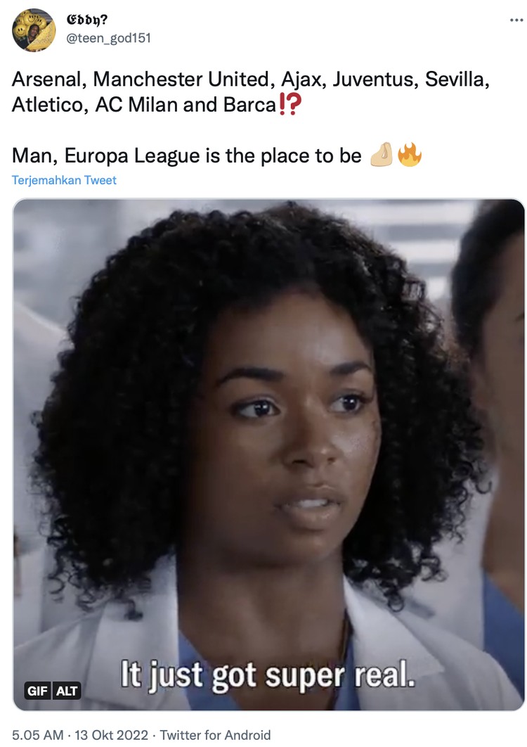 Meme Klub-klub besar yang tampil di Liga Champions terancam terlempar ke Liga Eropa.