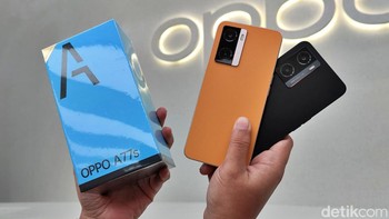 Inilah Oppo A77s. Foto: Adi Fida Rahman/detikINET
