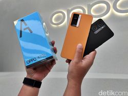 Wujud Oppo A77s, HP Rp 3 Jutaan Tampilan Premium