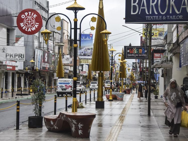 Contek Malioboro, Pedestrian di Tasikmalaya Ini jadi Makin Kece