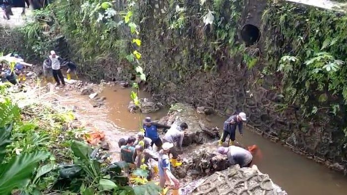 Pencarian mahasiswi IPB terseret banjir ke parit di Bogor dihentikan sementara. Tim SAR menyusuri Sungai Ciliwung 8 km untuk mencari korban. (dok Istimewa)
